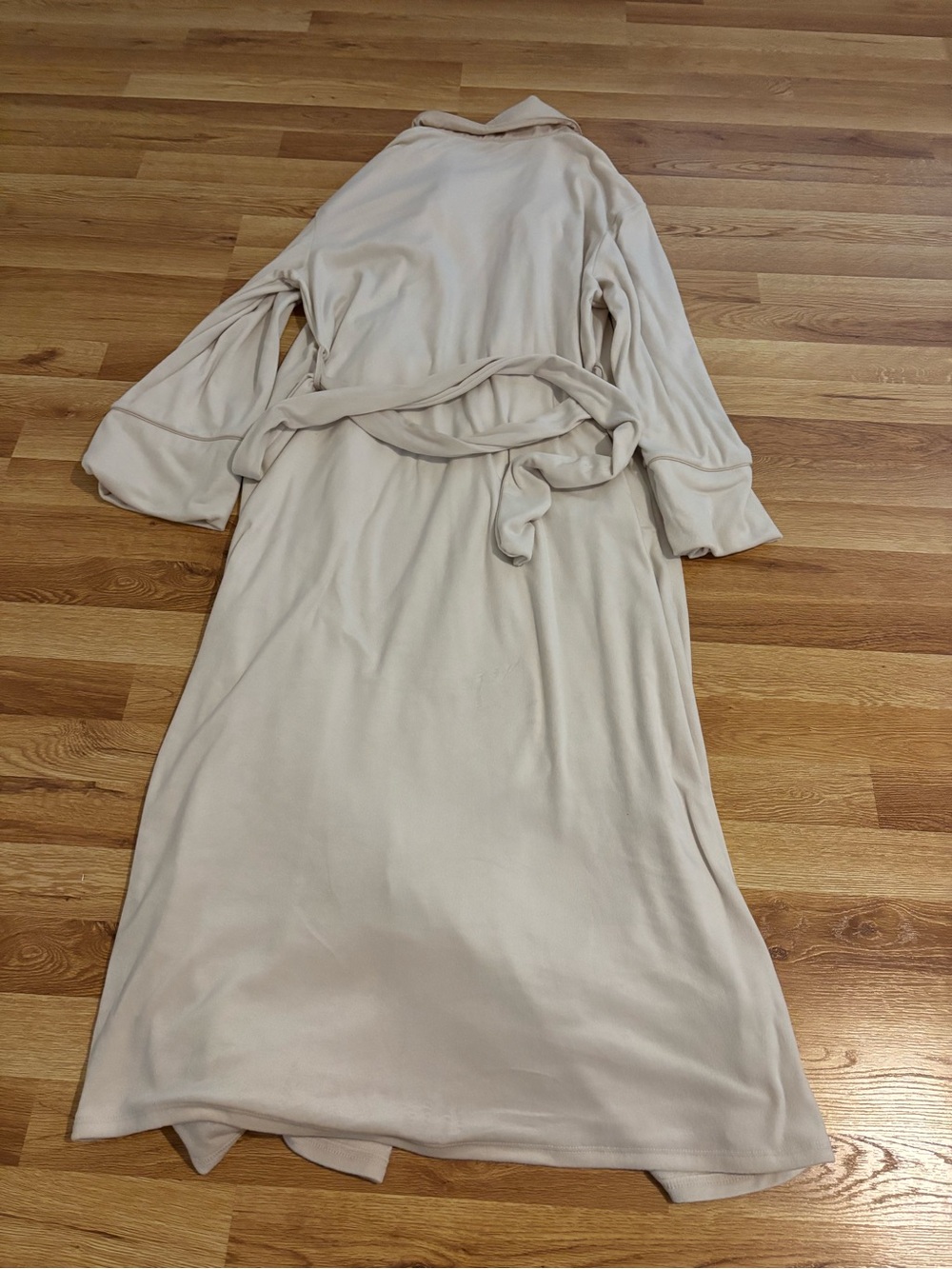 Soft Cream Dressing Gown Robe - Picture 2 of 2